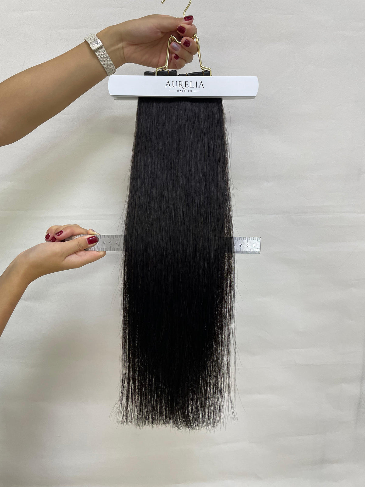 Luxury Genius Seamless Weft Extensions I Shade Expresso Noir -50g pack