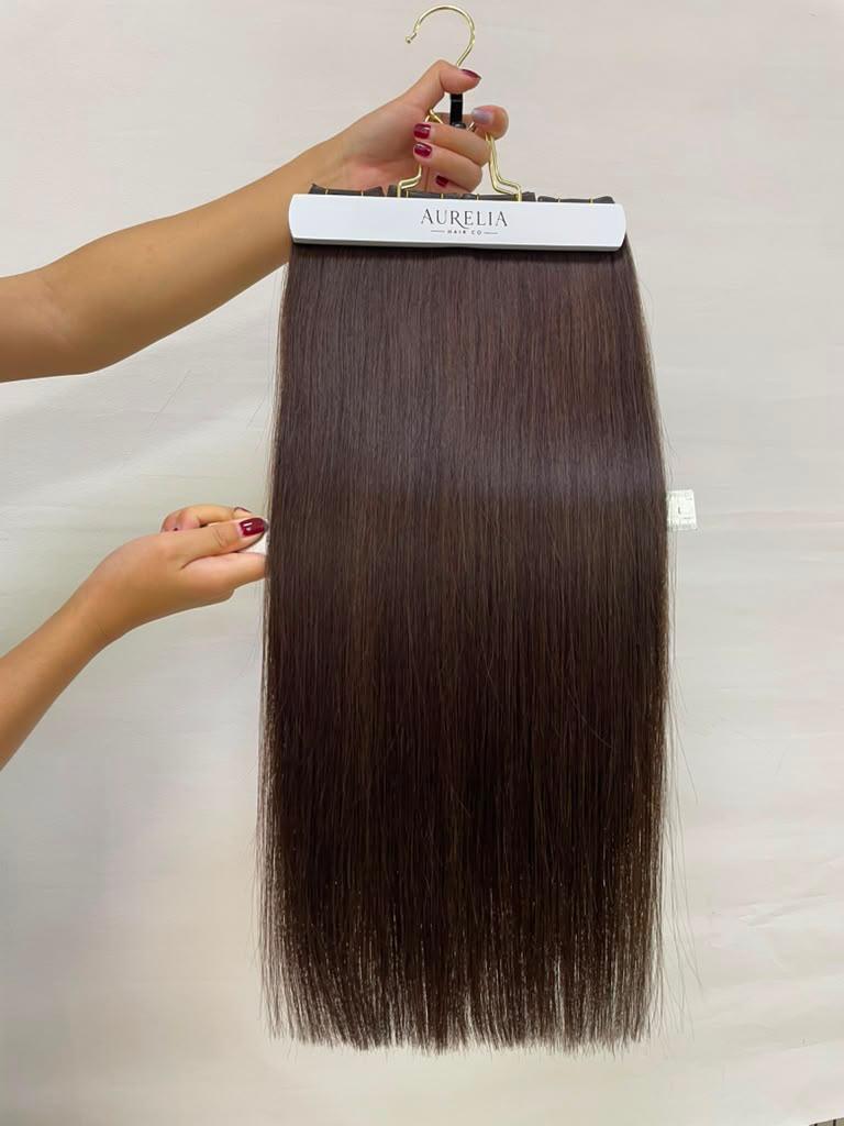 Luxury Genuis Seamless Weft Extensions I Sienna Lux 50g
