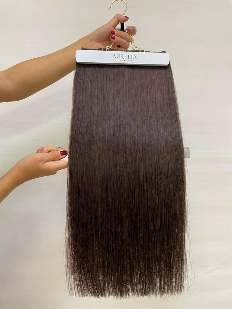 Luxury Genuis Seamless Weft Extensions I Sienna Lux 50g