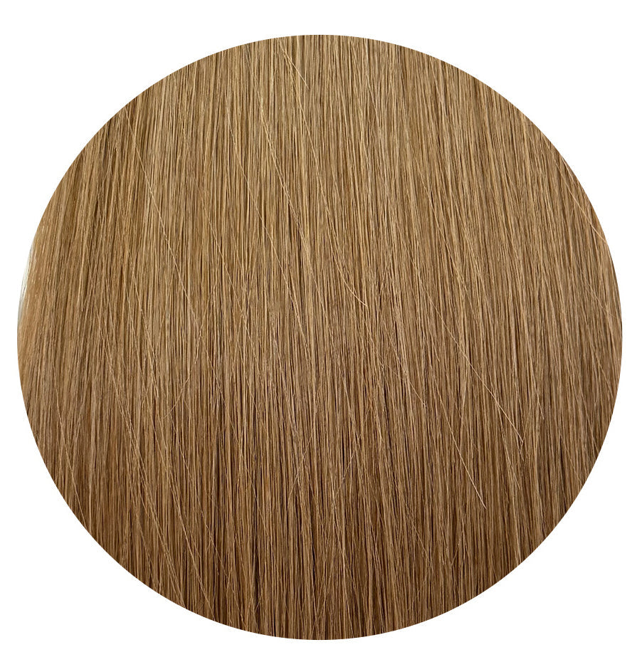Super Double Drawn Weft Extensions I Golden Toffee 50g pack