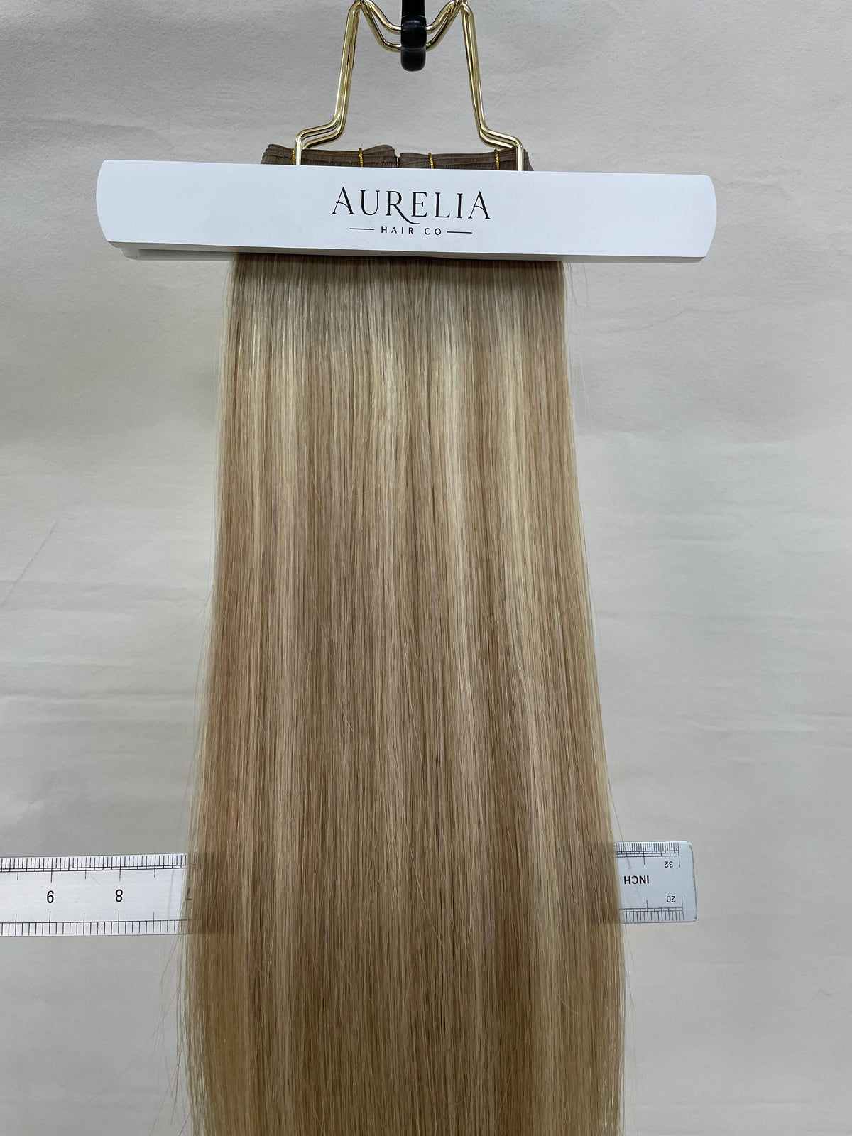 Luxury Genius Seamless Weft Extensions I Shade Ashen Halo 50g pack