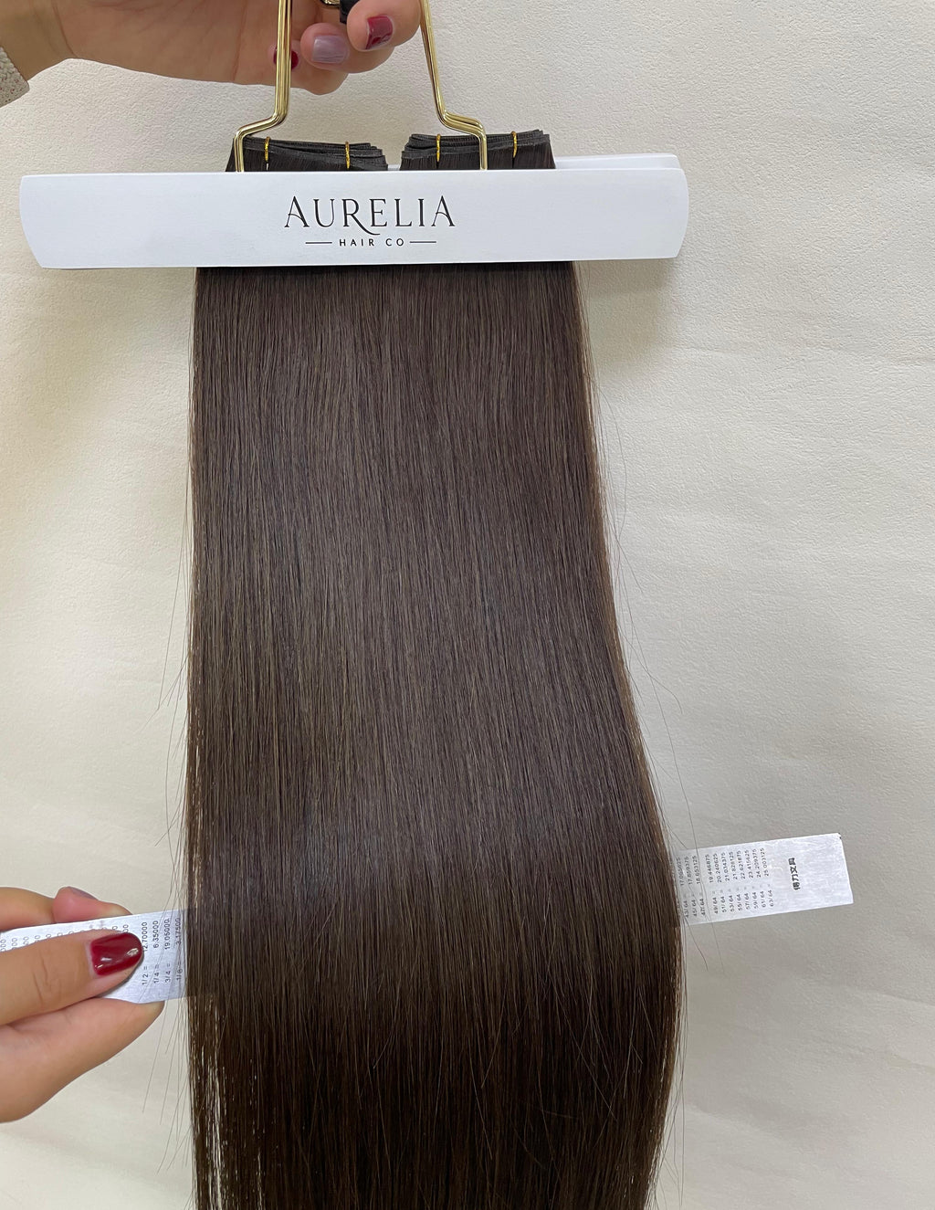 Super Double Drawn Ultimate Premium Seamless Weft Extensions I Hazelnut Cocoa 50g