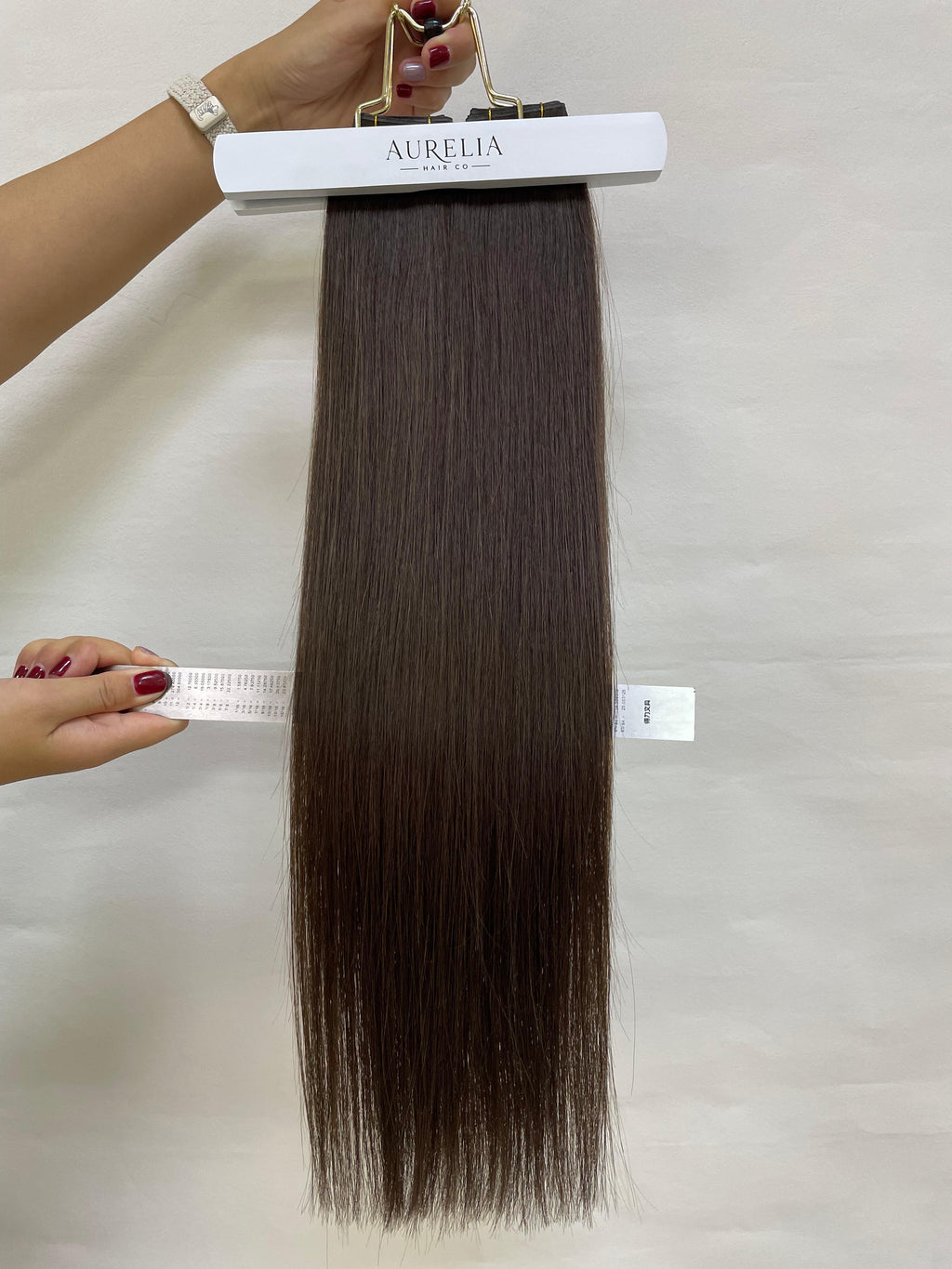 Super Double Drawn Ultimate Premium Seamless Weft Extensions I Hazelnut Cocoa 50g