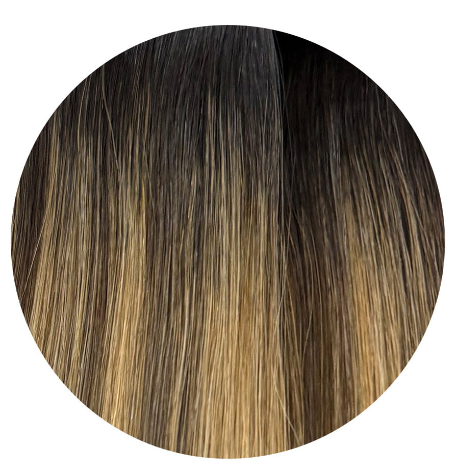 Premium Seamless Genius Weft Extensions I Cocoa Caramel Melt 50g