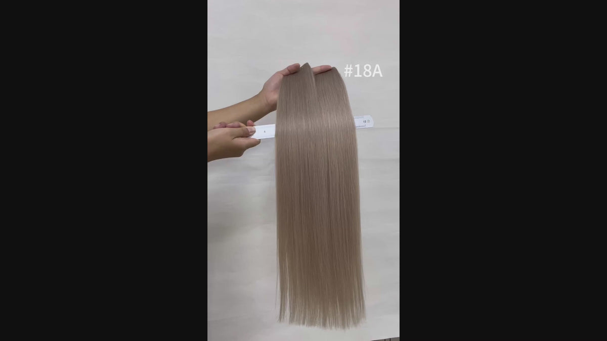 Luxury Seamless Weft Extensions I Signature Shade Champagne Ash 50g