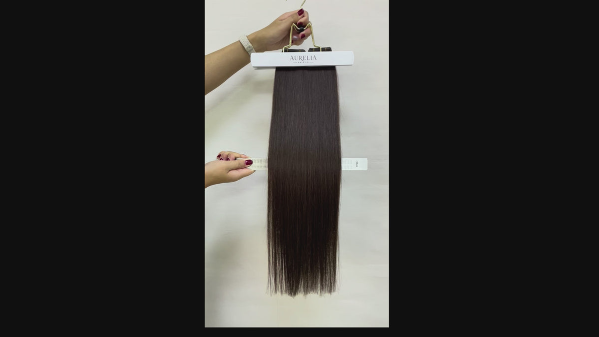 Luxury Genuis Seamless Weft Extensions I Sienna Lux 50g