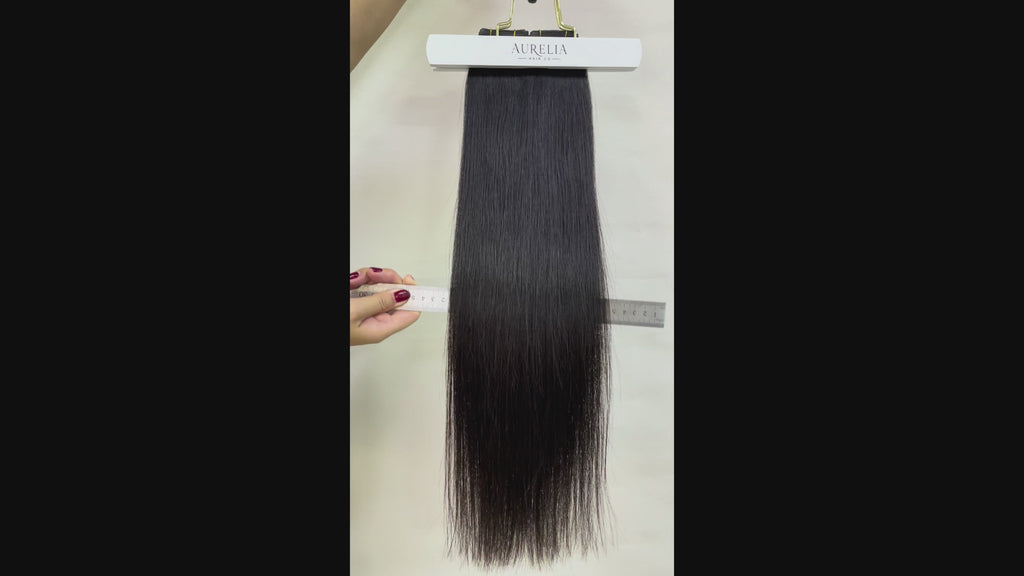 Premium Clip in Extensions I Shade Cocoa Veil NB I 100g pack