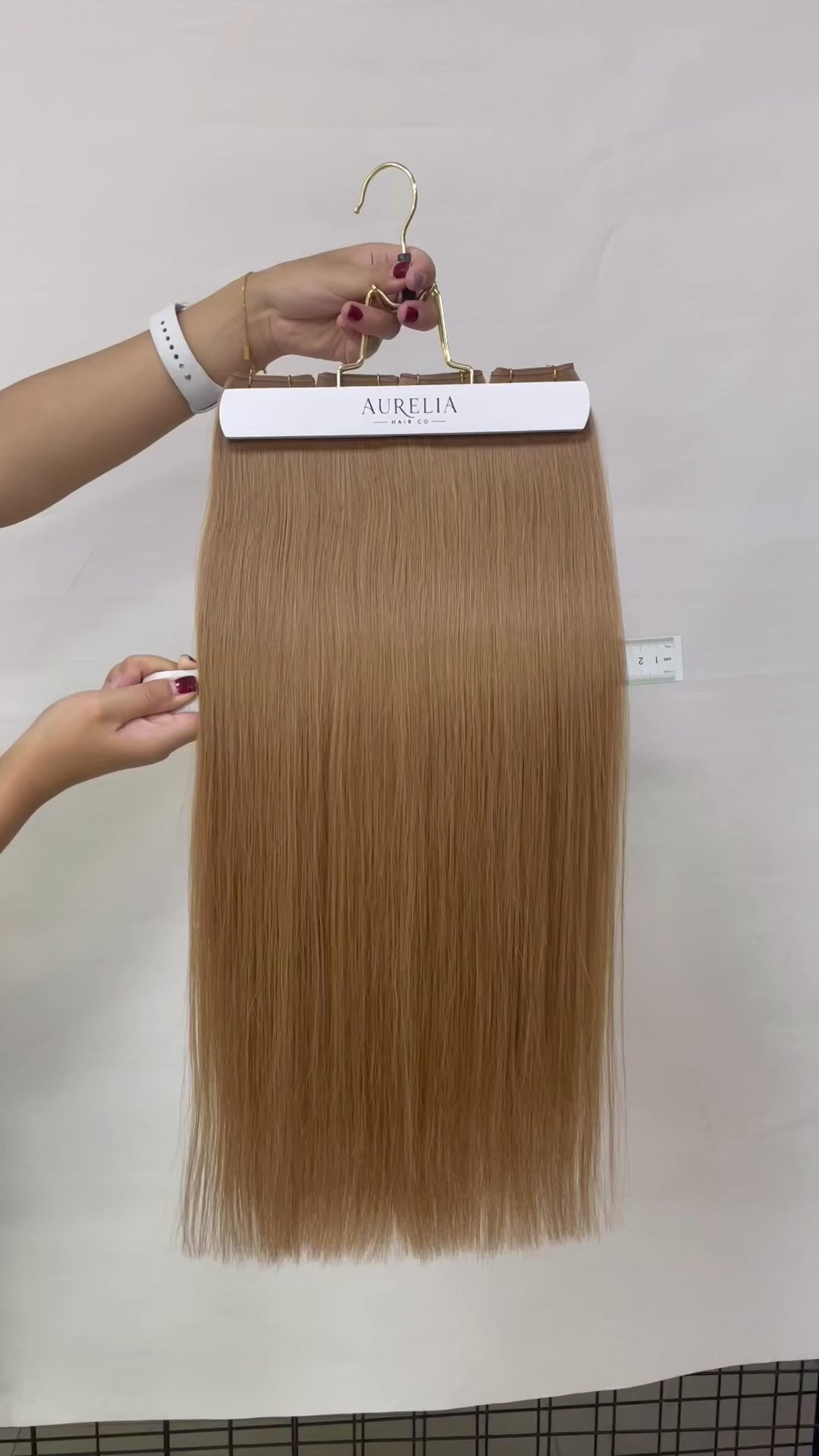 Luxury Genius Seamless Weft Extensions I Caramel Lux 50g